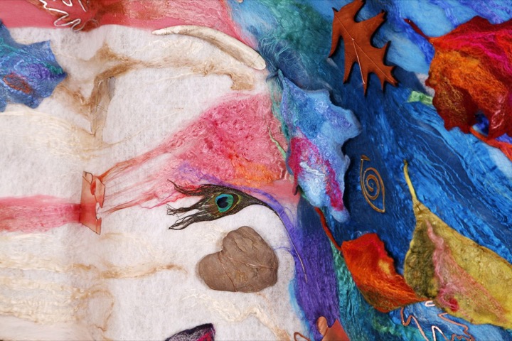 In The Flow, detail by Paula Bowers
