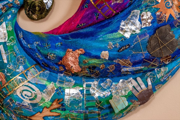 Swirl, detail by Paula Bowers
