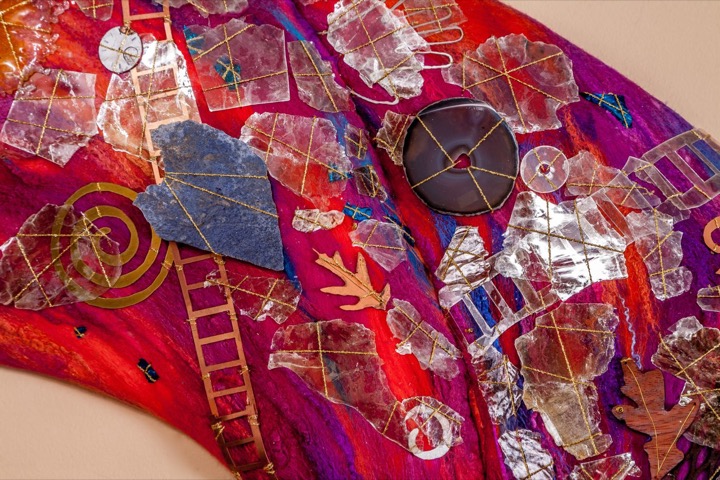 Swirl, detail by Paula Bowers
