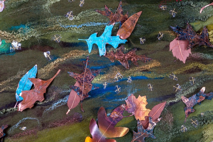 The River, detail by Paula Bowers