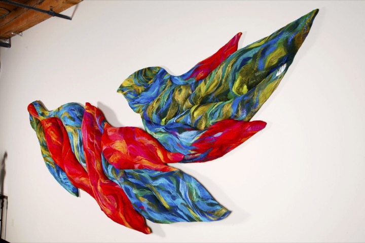 Come Fly With Me, detail by Paula Bowers